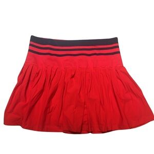 Wilson Red and Black Mini Skirt